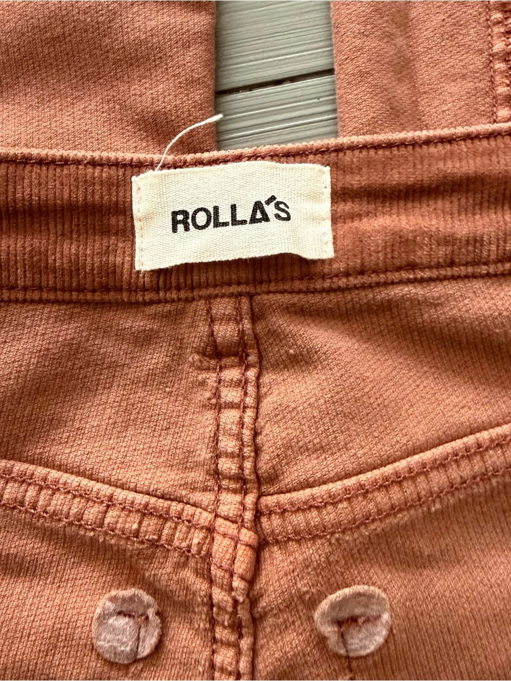 Rollas East Coast Flare Pants Corduroy Retro High Rise - Picture 9 of 14